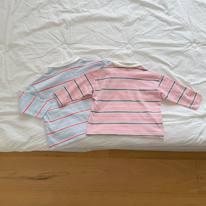 ninibello milkey stripe collar tee(adult)