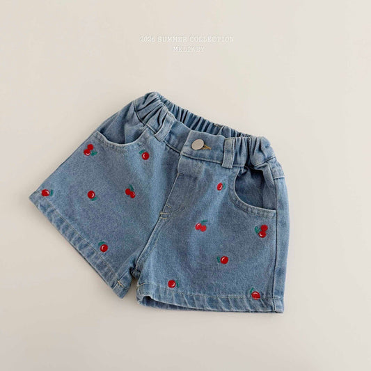 melikey mini cherry shorts (~80-140cm)