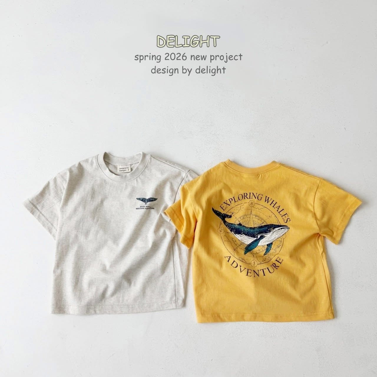 Delight 親子款鯨魚Tee (kids & adult )