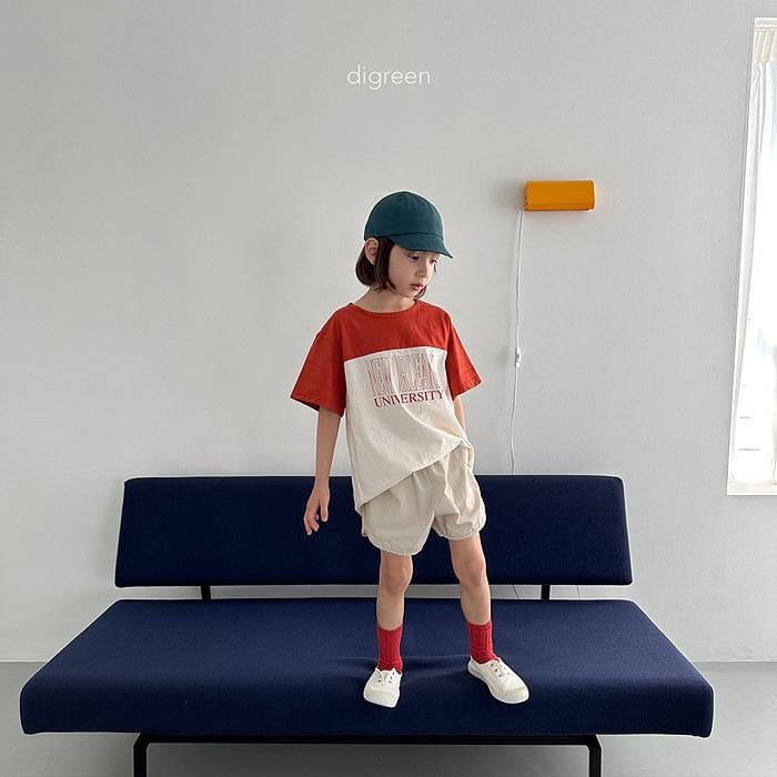 Digreen 圓孤沙沙運動短褲 (kids 85-130cm)