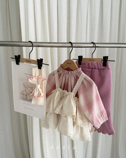 Aosta Lace Tiered Blouse