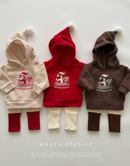 Aosta winter penguin hoodie (~70-115cm)