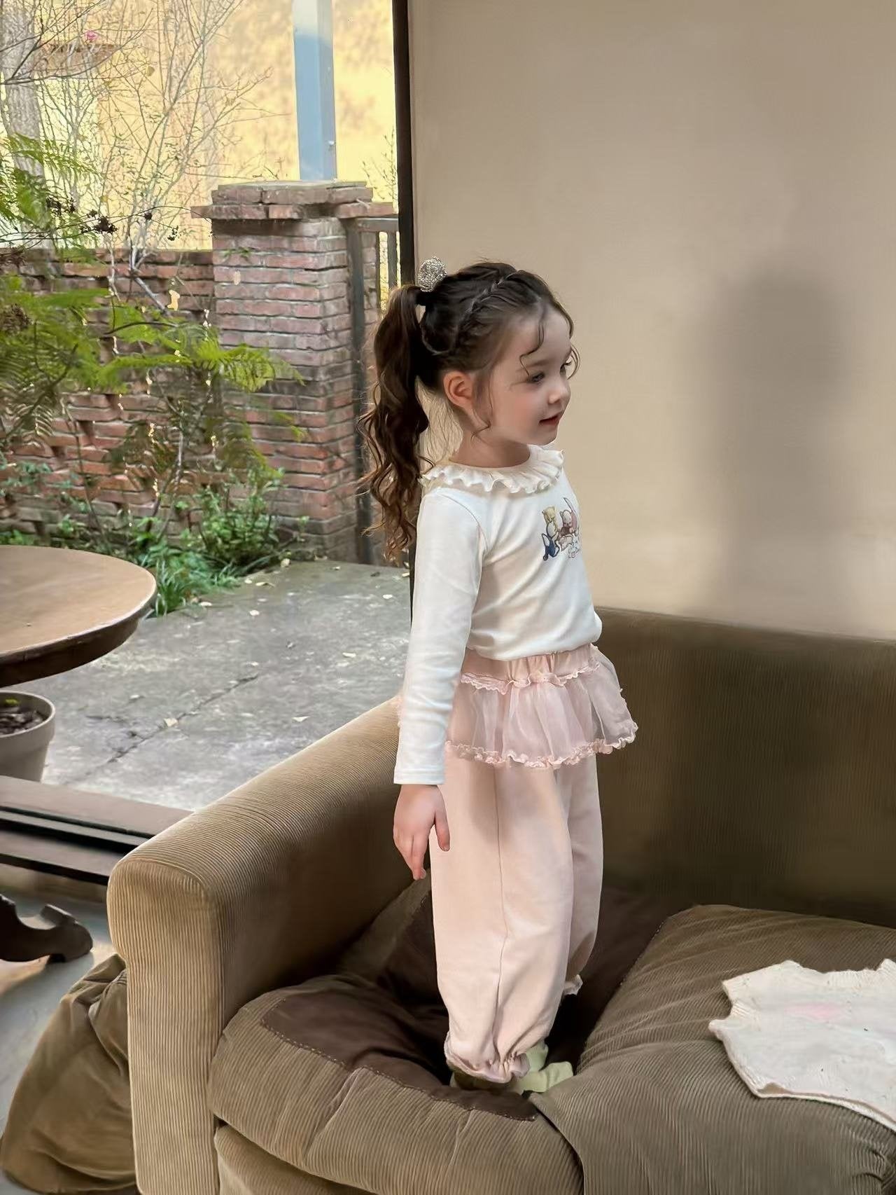 aiai bunny lace tee (95-140cm)