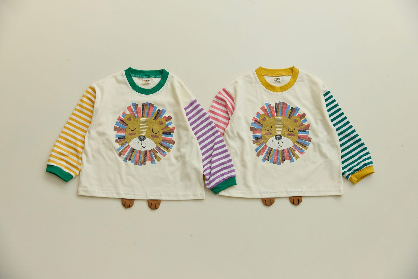 Orangemom 條紋獅子上衣 (95-140cm)