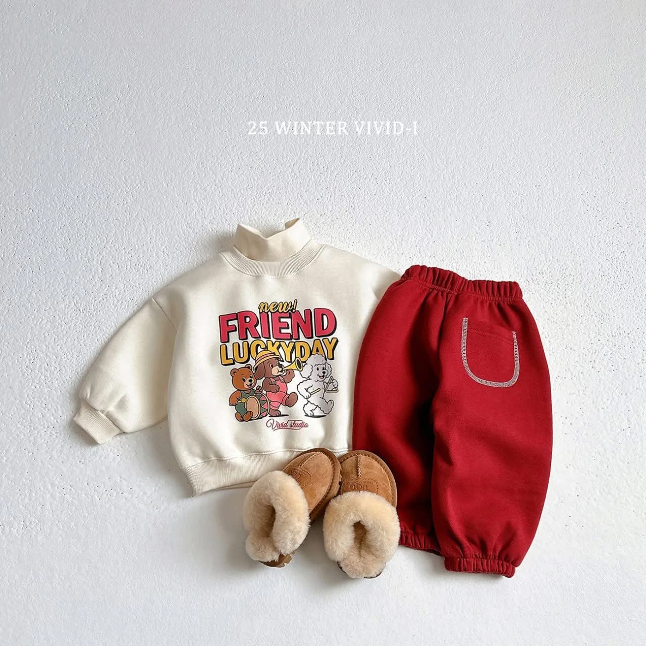 Vivid 車線縮口長褲 (75-135cm)