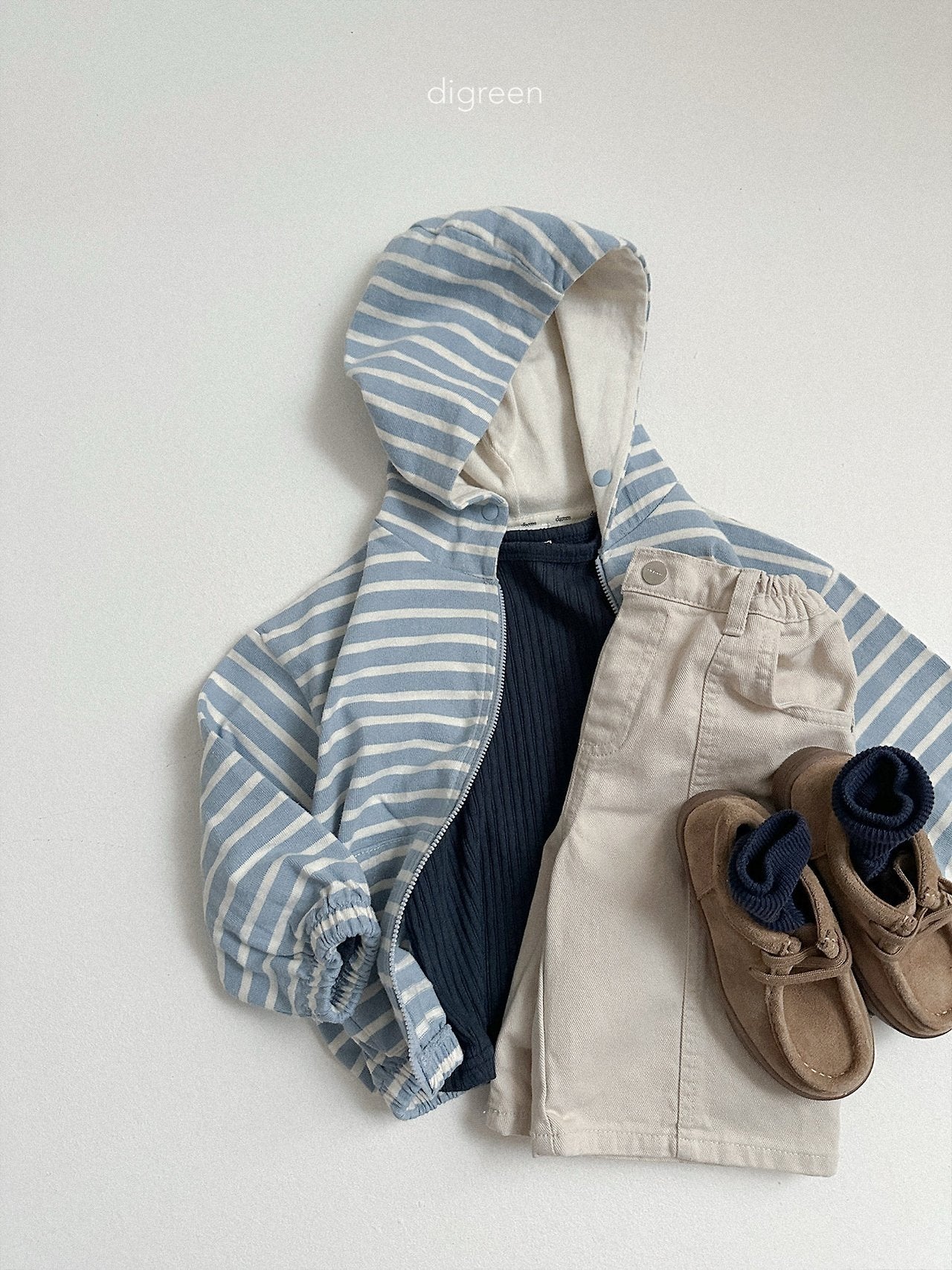 digreen candy hood zip up (85-130cm)