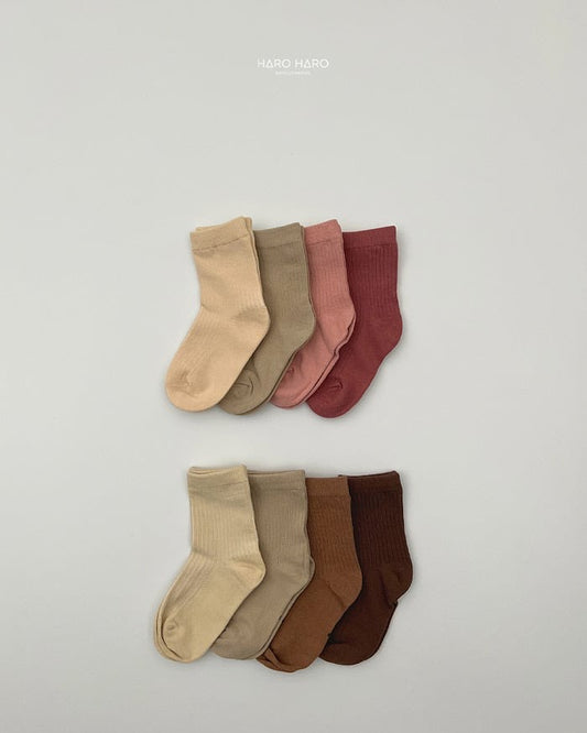 HAROHARO powder socks set (3-9y)