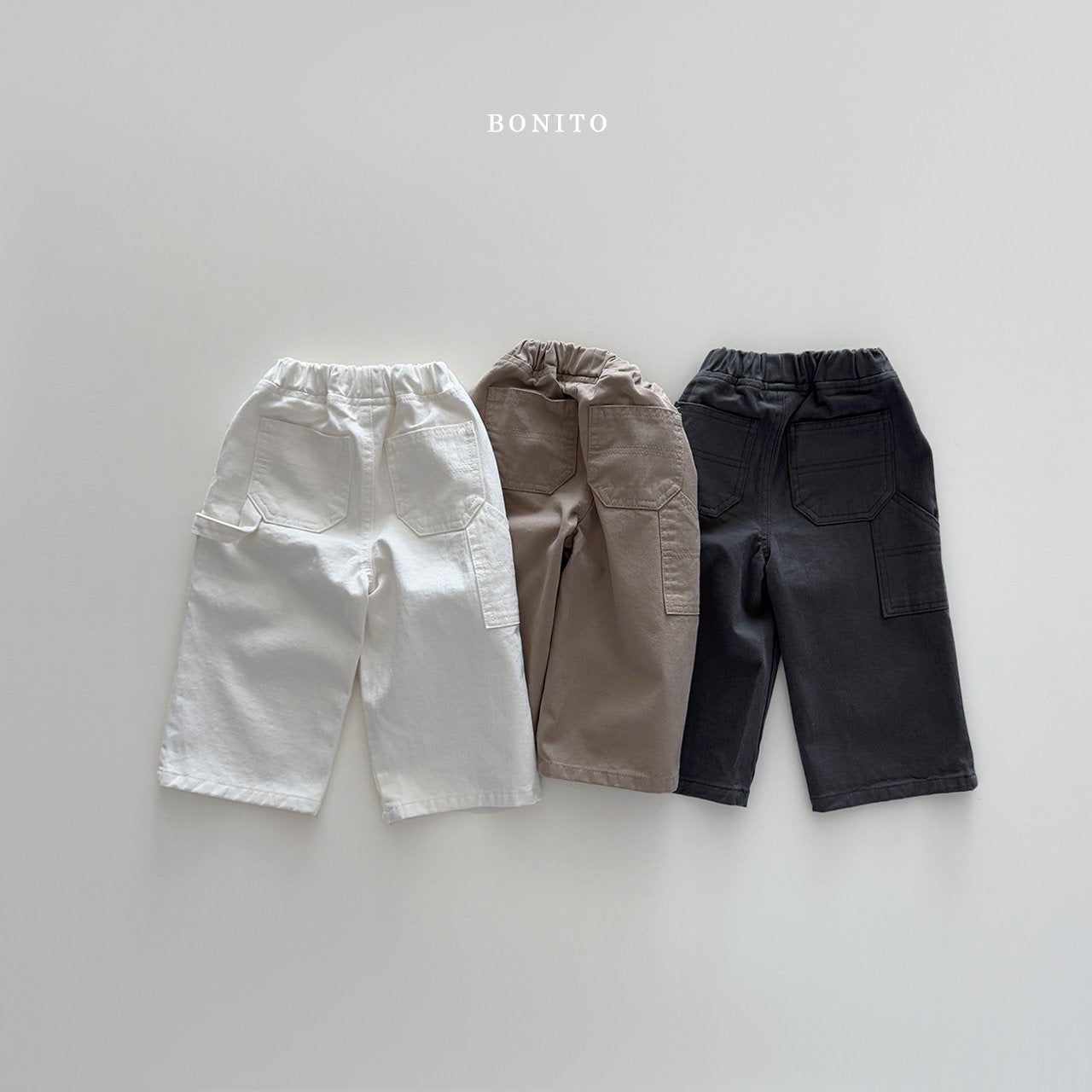 bonito cotton carpenter pants (~80-140cm)