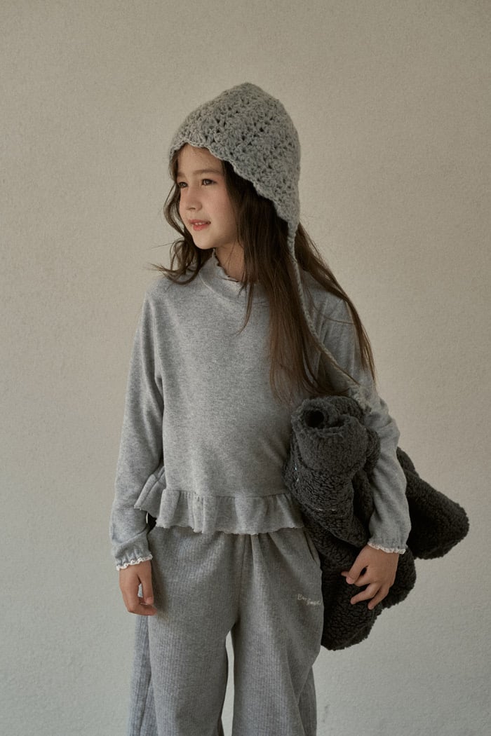 momoann frill polar t (90-130cm)