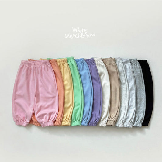 WhitesketchBook rainbow jogger pants (90-140cm)