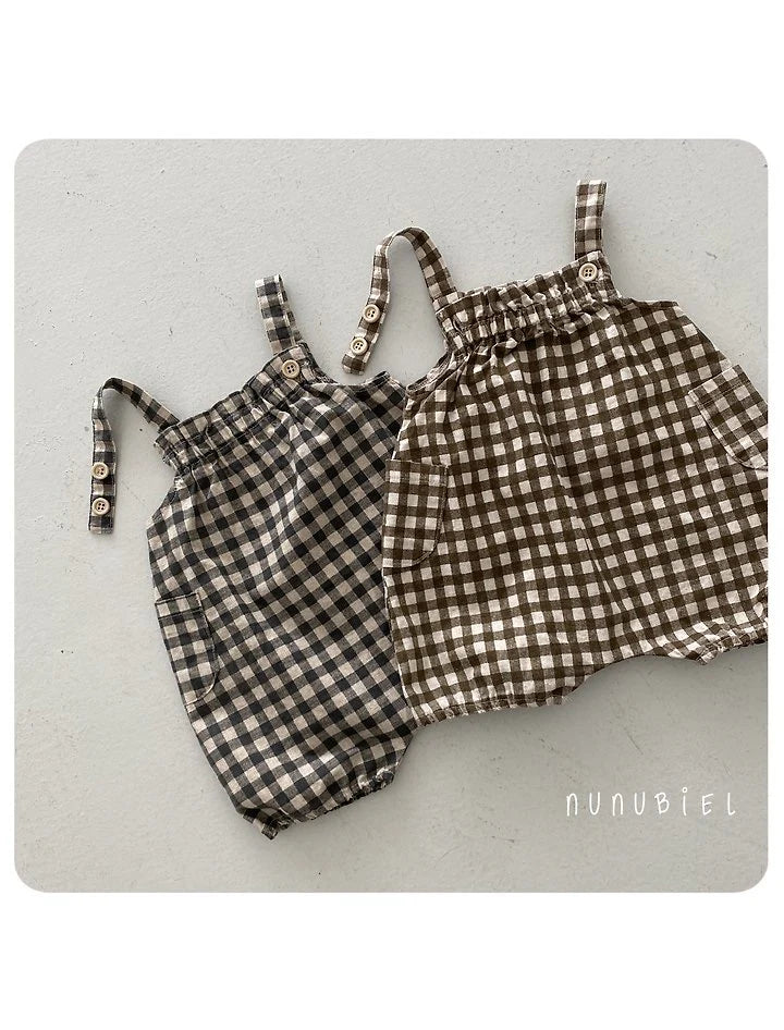 Nunubiel checkerboard romper (6-18m)