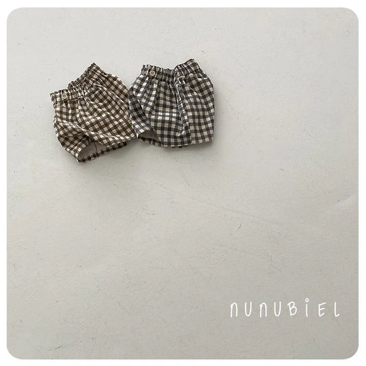 Nunubiel checkerboard pants (75-120cm)
