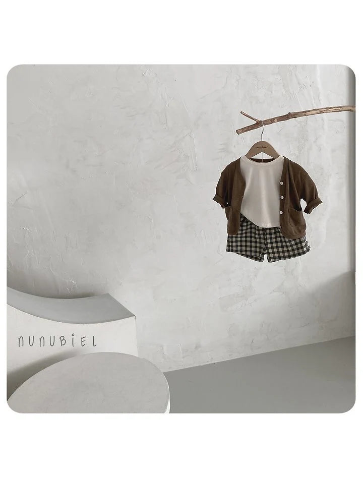 Nunubiel checkerboard pants (75-120cm)