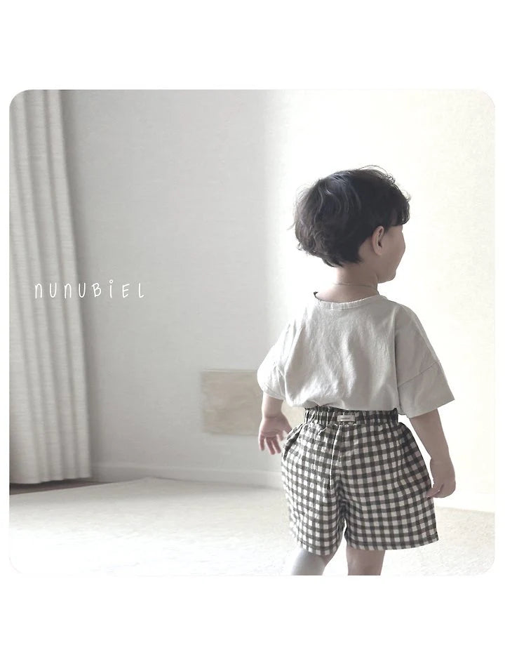 Nunubiel checkerboard pants (75-120cm)