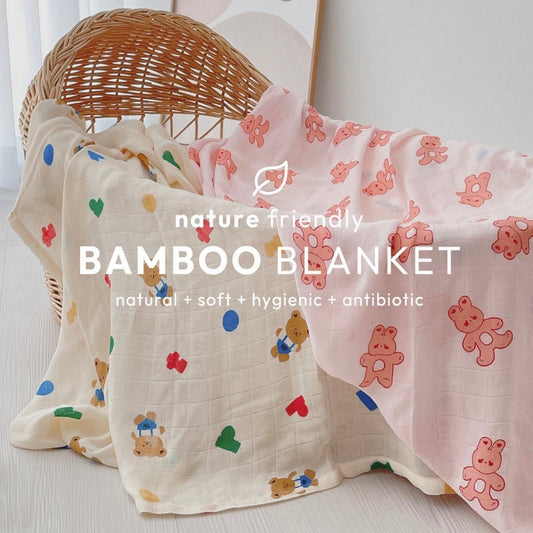 竹纖維繽紛色彩蓋毯